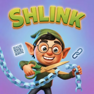 Elf snipping a long chain into a short link