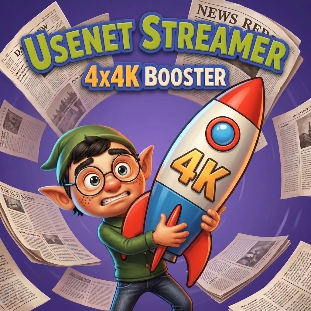 usenetstreamer-4x4k-scale UsenetStreamer 4x4K Booster - Image 1