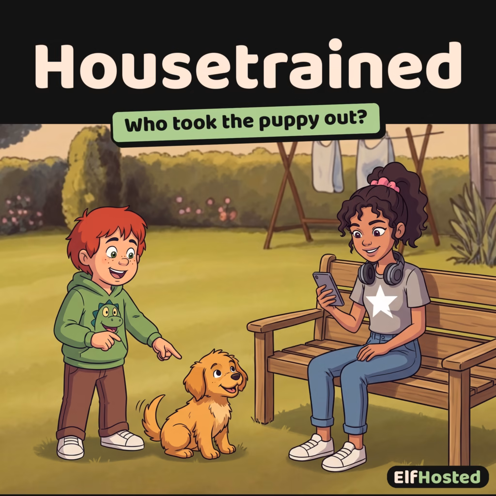 Housetrained: an ElfHosted family card