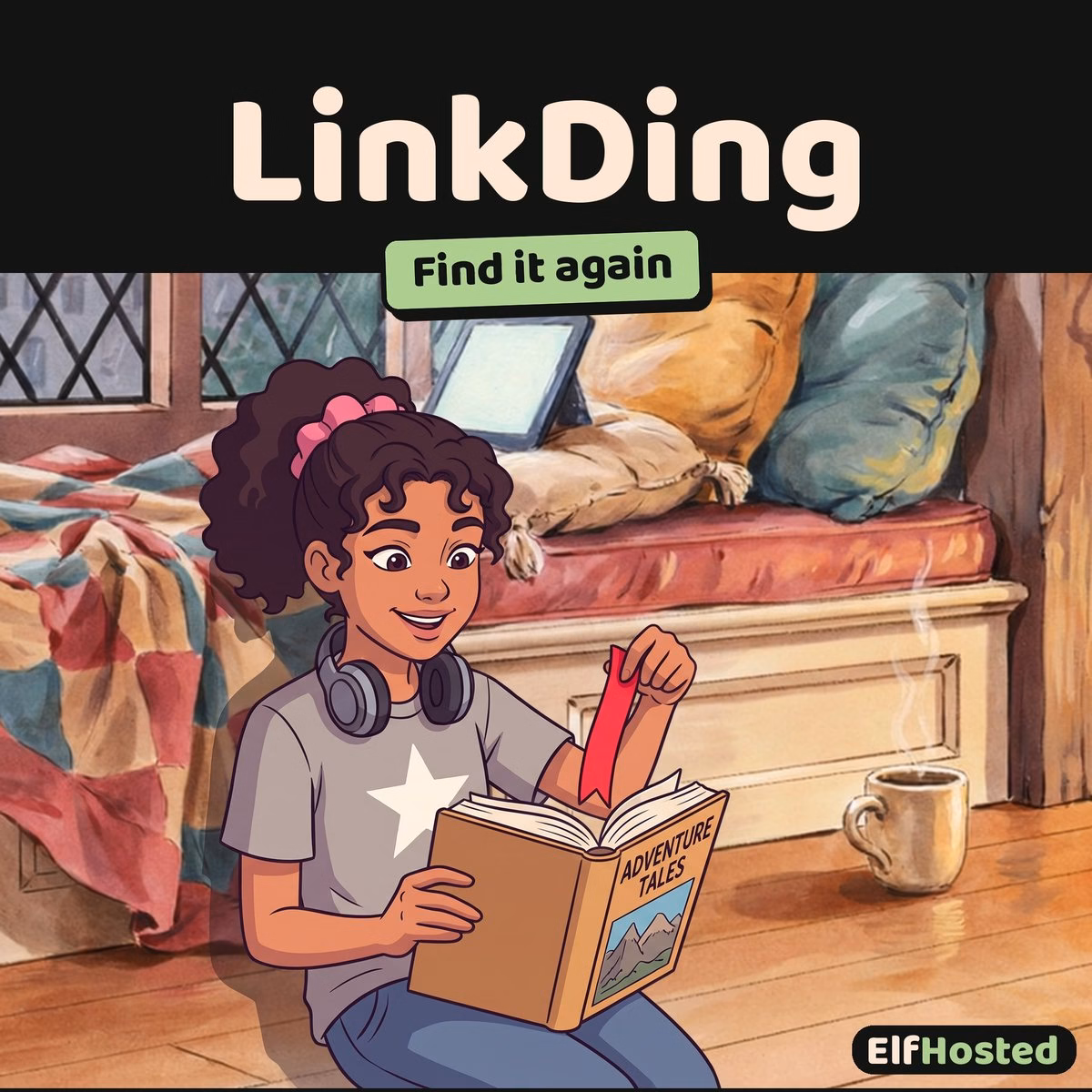linkding-card LinkDing: illustration