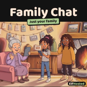 Family Chat (runs Matrix): illustration