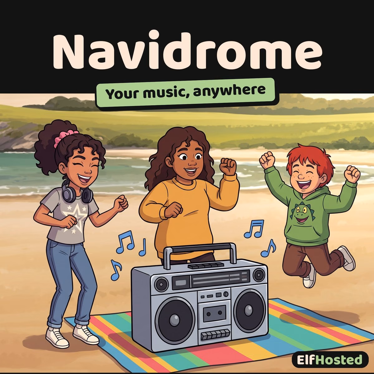 navidrome-card Navidrome: illustration