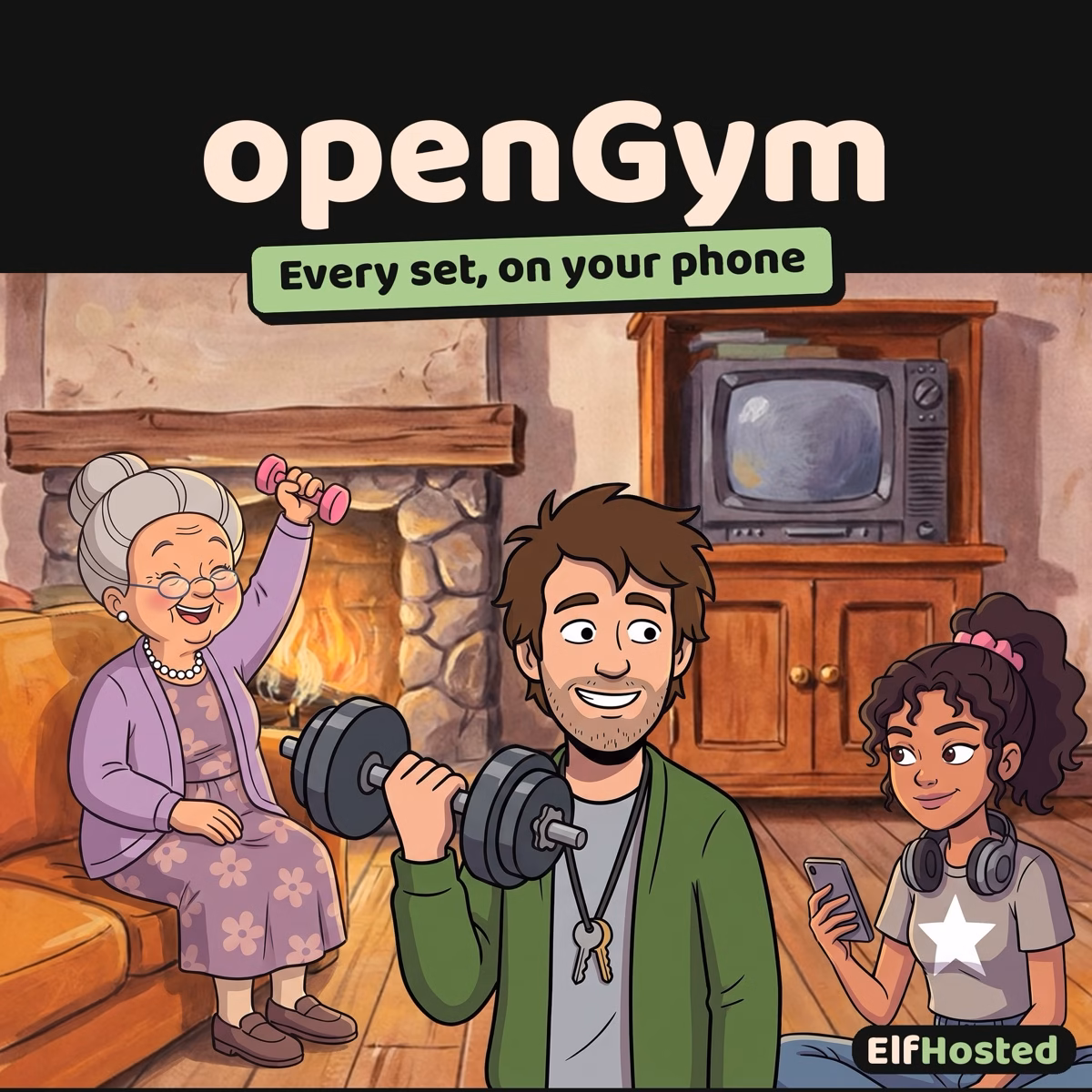 opengym-card openGym: the family planning and logging workouts together