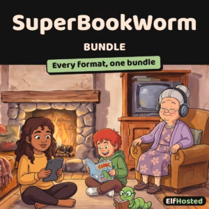SuperBookWorm Bundle: illustration