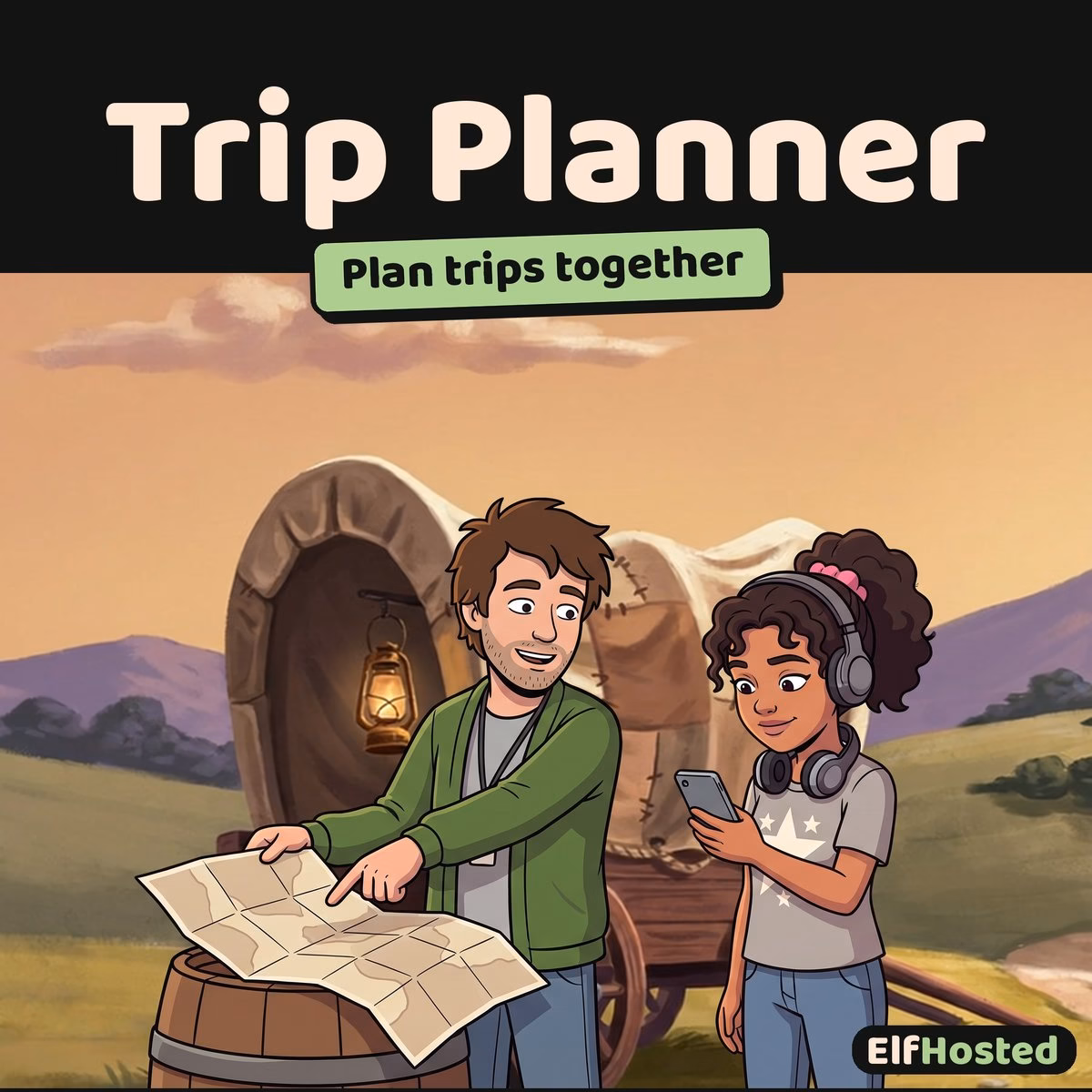 trek-card Trip Planner, powered by TREK: illustration